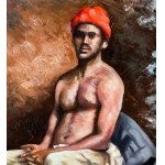 ANONIMO, Portrait of a man with turban