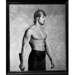 ANONIMO, Portrait of a warrior with helmet
