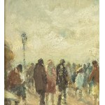Francesco Filosa, Figures in a park - Francesco Filosa