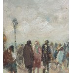 Francesco Filosa, Figures in a park - Francesco Filosa