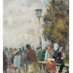 Francesco Filosa, Figures in a park - Francesco Filosa