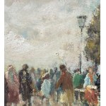 Francesco Filosa, Figures in a park - Francesco Filosa