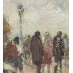 Francesco Filosa, Figures in a park - Francesco Filosa