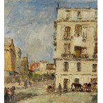 Francesco Filosa, Street with figures - Francesco Filosa