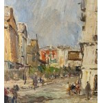 Francesco Filosa, Street with figures - Francesco Filosa