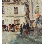 Francesco Filosa, Street with figures - Francesco Filosa