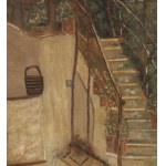 UNIDENTIFIED SIGNATURE, Staircase with pergola