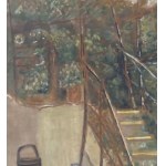UNIDENTIFIED SIGNATURE, Staircase with pergola