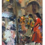 SCUOLA EUROPEA, Street Scene with Figures