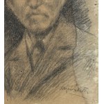 UNIDENTIFIED SIGNATURE, Portrait of a Man with Hat
