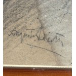 UNIDENTIFIED SIGNATURE, Portrait of a Man with Hat