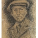 UNIDENTIFIED SIGNATURE, Portrait of a Man with Hat