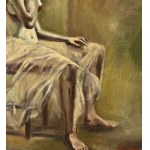 UNIDENTIFIED SIGNATURE, Seated Nude Woman