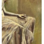 UNIDENTIFIED SIGNATURE, Seated Nude Woman