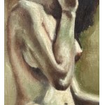 UNIDENTIFIED SIGNATURE, Seated Nude Woman