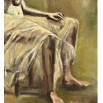 UNIDENTIFIED SIGNATURE, Seated Nude Woman