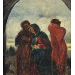 UNIDENTIFIED SIGNATURE, Portrait of Three Female Figures