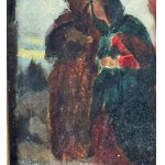 UNIDENTIFIED SIGNATURE, Portrait of Three Female Figures