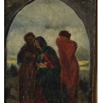 UNIDENTIFIED SIGNATURE, Portrait of Three Female Figures