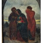 UNIDENTIFIED SIGNATURE, Portrait of Three Female Figures