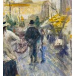 ANONIMO, Small street with figures