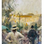 ANONIMO, Small street with figures