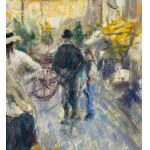ANONIMO, Small street with figures