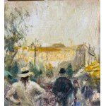 ANONIMO, Small street with figures