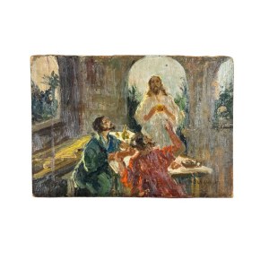 ANGELA CARUGATI, Biblical scene in a modern interpretation - ANGELA CARUGATI