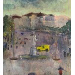 UNIDENTIFIED SIGNATURE, Street with figures