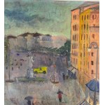 UNIDENTIFIED SIGNATURE, Street with figures