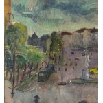 UNIDENTIFIED SIGNATURE, Street with figures