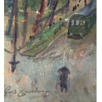 UNIDENTIFIED SIGNATURE, Street with figures