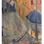 UNIDENTIFIED SIGNATURE, Street with figures