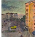 UNIDENTIFIED SIGNATURE, Street with figures