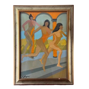 UNIDENTIFIED SIGNATURE, Dancing women