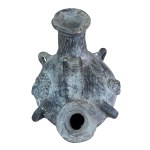 Antique double-spout terracotta jug