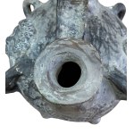 Antique double-spout terracotta jug
