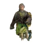 Lot of three Neapolitan nativity sculptures