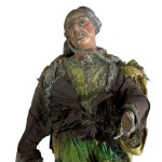 Lot of three Neapolitan nativity sculptures