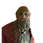 Lot of three Neapolitan nativity sculptures