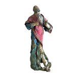 Lot of three Neapolitan nativity sculptures