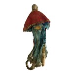 Lot of three Neapolitan nativity sculptures