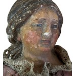 Lot of three Neapolitan nativity sculptures