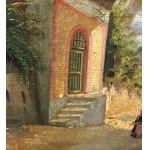 SCUOLA NAPOLETANA, Country lane with a bridge