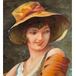 UNIDENTIFIED SIGNATURE, Portrait of a woman