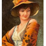 UNIDENTIFIED SIGNATURE, Portrait of a woman