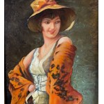 UNIDENTIFIED SIGNATURE, Portrait of a woman