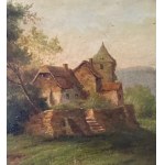 UNIDENTIFIED SIGNATURE, Landscape with cattle