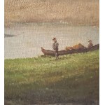 UNIDENTIFIED SIGNATURE, Landscape with cattle